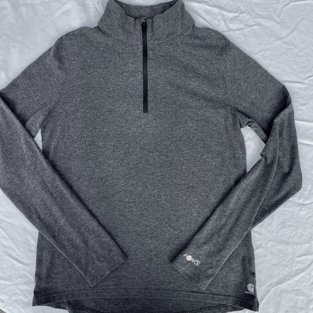 Carhartt 103597 - Women's Force® Delmont Quarter Zip Shirt \Pullover